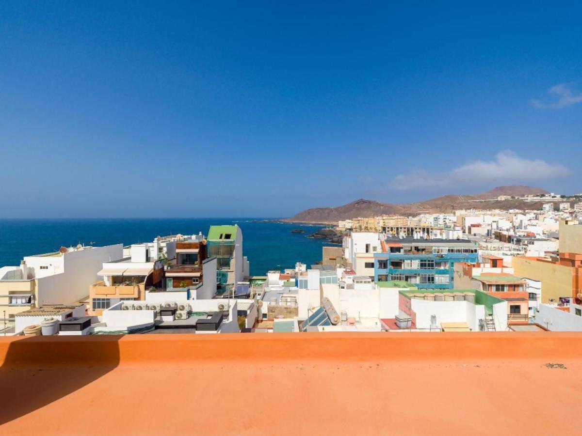 Casita Canaria Playa Beachfront Access & Lateral Ocean View With Terrace Las Palmas de Gran Canaria Eksteriør bilde