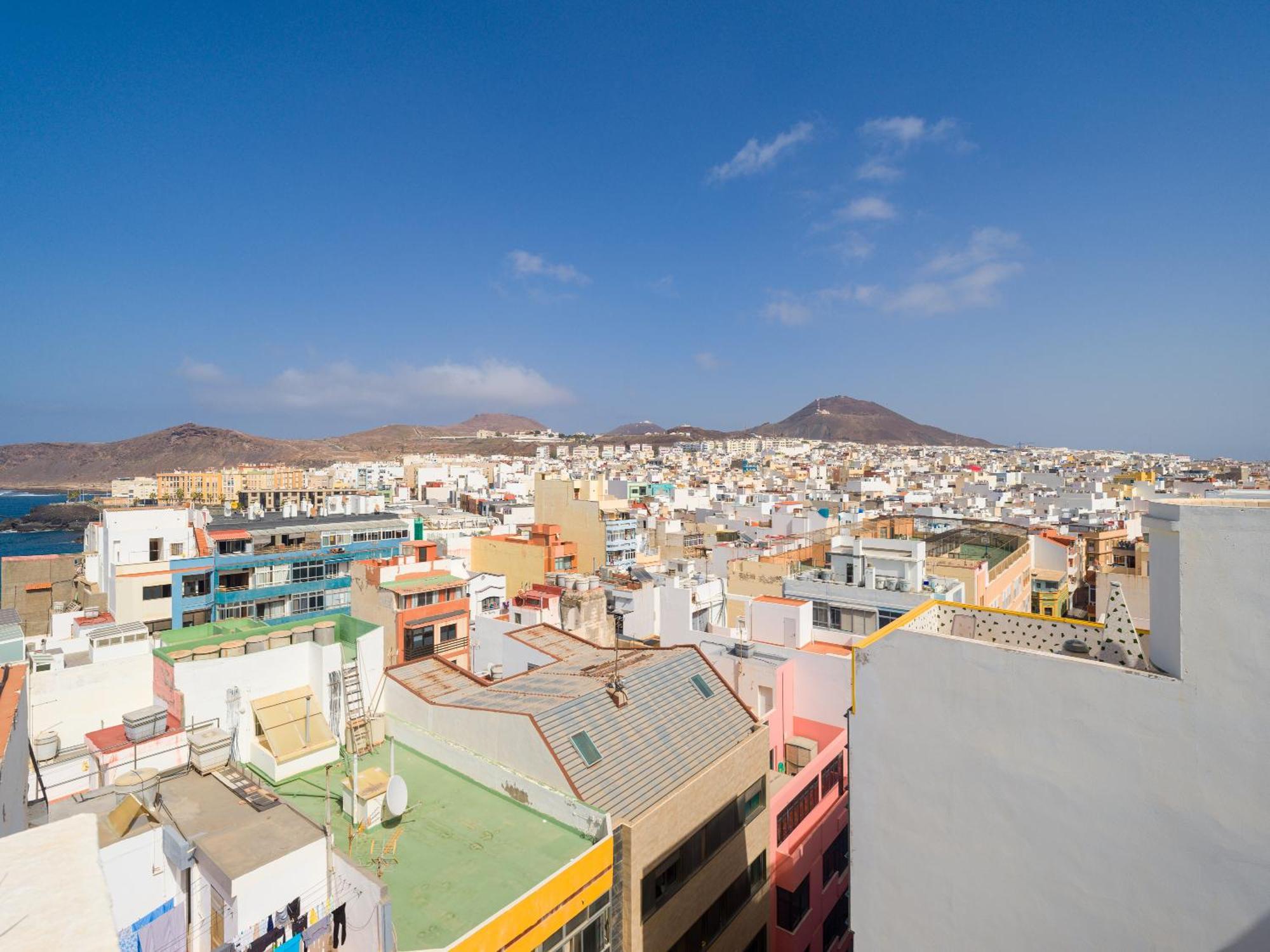 Casita Canaria Playa Beachfront Access & Lateral Ocean View With Terrace Las Palmas de Gran Canaria Eksteriør bilde